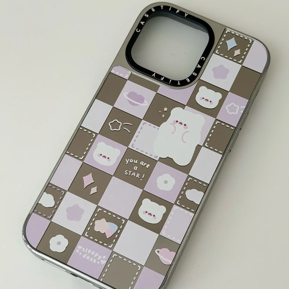 Casetify StarMochi Checkers by Sleepydaze iPhone 15 Promax